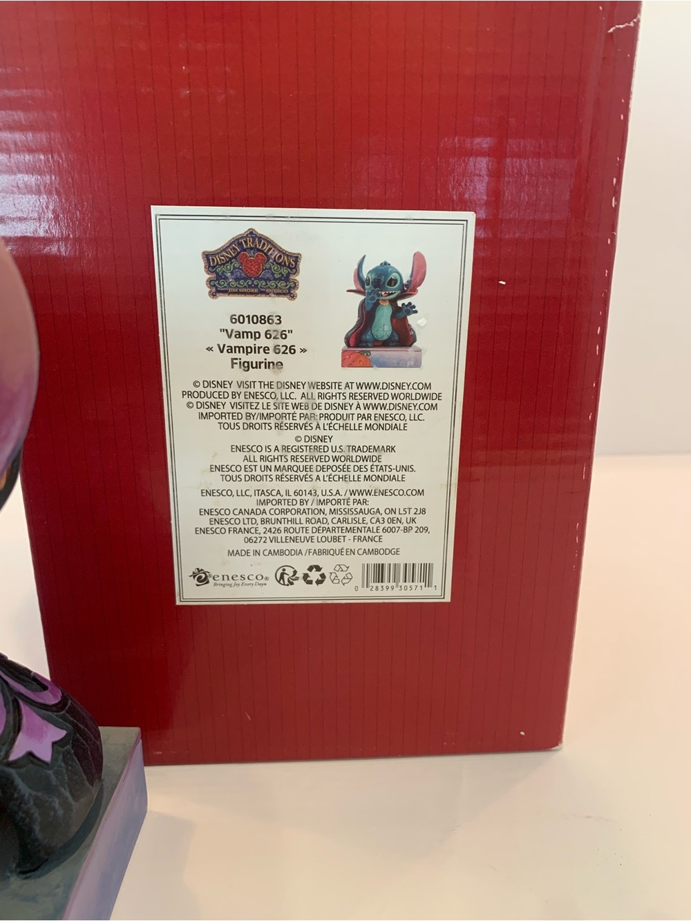 NEW Disney Traditions Jim Shore Stitch Vampire 626 Halloween 6010863 Figure - Picture 15 of 16